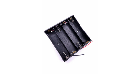 Батарейный отсек 4х18650 с проводами для элемента питания типа 18650