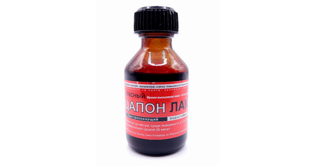 Цапон лак красный, 30 мл