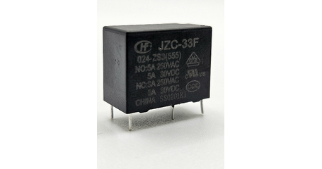Реле мощности, электромеханическое JZC-33F/024-ZS3 (555), 24V,5А/250VAC